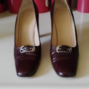 Gucci 4' Heels Reddish Brown Sz 7B